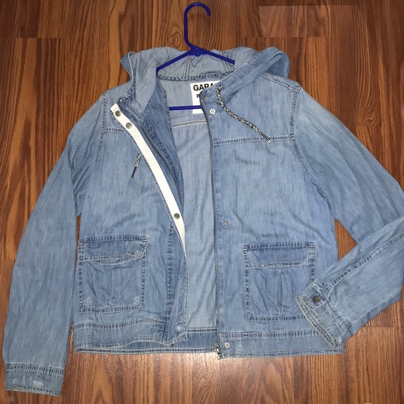 Garage Button Up Denim Jacket - Picture 1 of 5